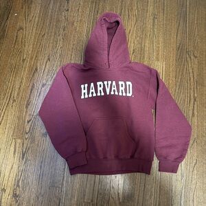 Gildan Maroon Hooded Sweatshirt with Interior Label